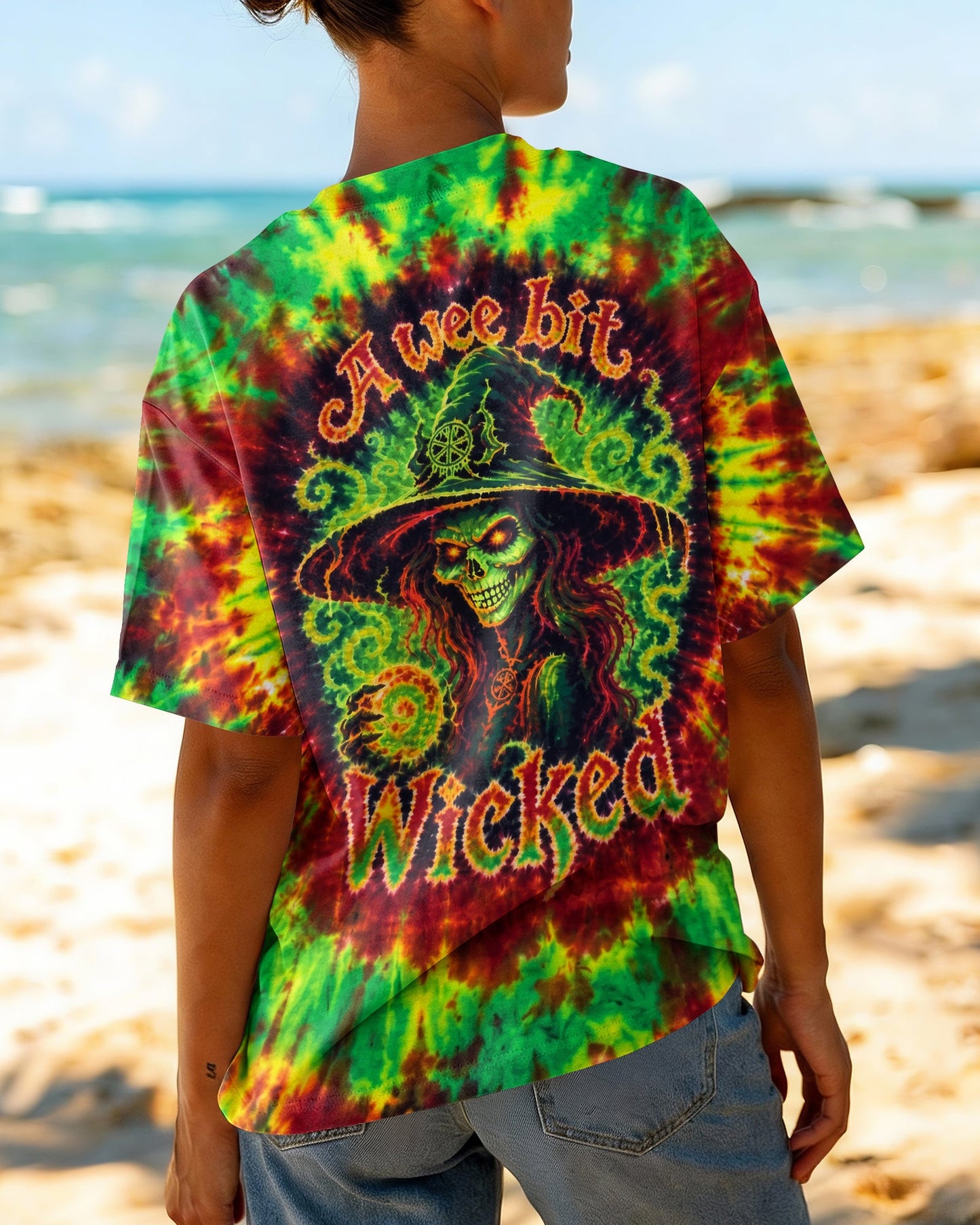 A WEE BIT WICKED HIPPIE WITCH ALL OVER PRINT - RI1307261
