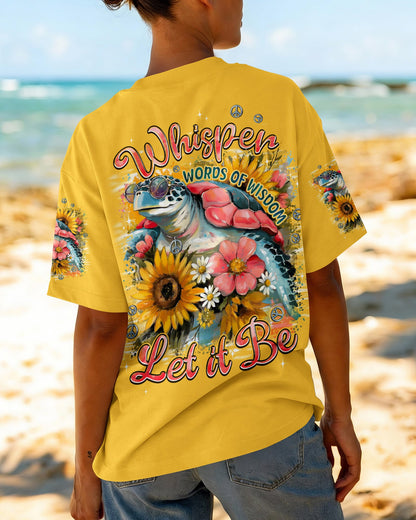 WHISPER WORDS OF WISDOM LET IT BE TURTLE ALL OVER PRINT - TYPQ1706242