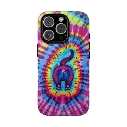 CAT COLORFUL SWIRL PATTERN PHONE CASE - TLTW1404263