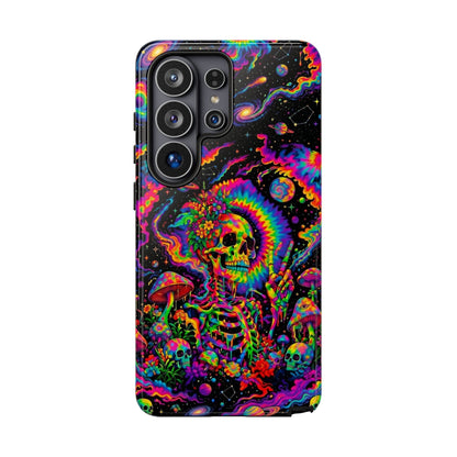 HIPPIE SKULL PSYCHEDELIC PHONE CASE  - TLNO2904262