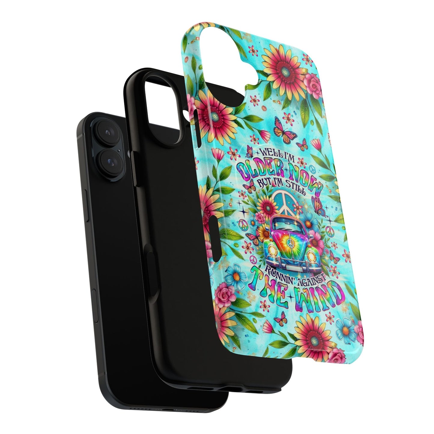 RUNNING AGAINST THE WIND CAR TIE DYE MAGNETIC PHONE CASE - TLNO1804254