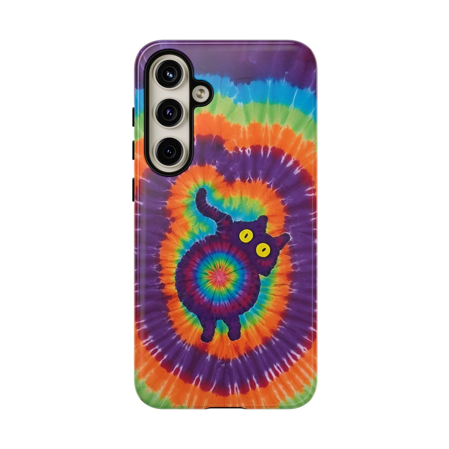 FUNNY CAT SWIRL PHONE CASE - TLNO1604261