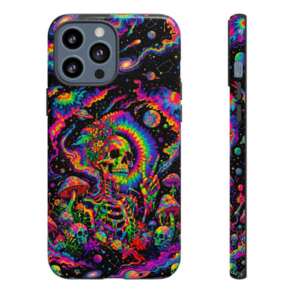 HIPPIE SKULL PSYCHEDELIC PHONE CASE  - TLNO2904262