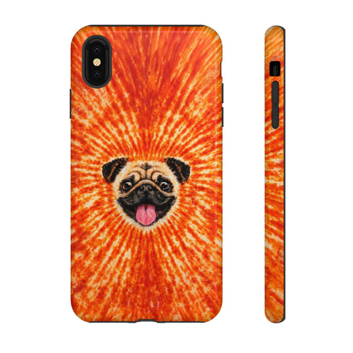 PUG DOG ORANGE  PHONE CASE - TLNT1604261