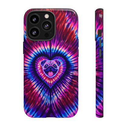 PUG DOG HEART SWIRL PHONE CASE  - TLTW1104264
