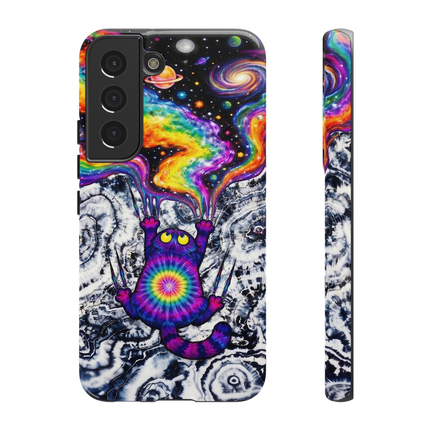 SCRATCHING CAT GALAXY PHONE CASE - KMTM1004261