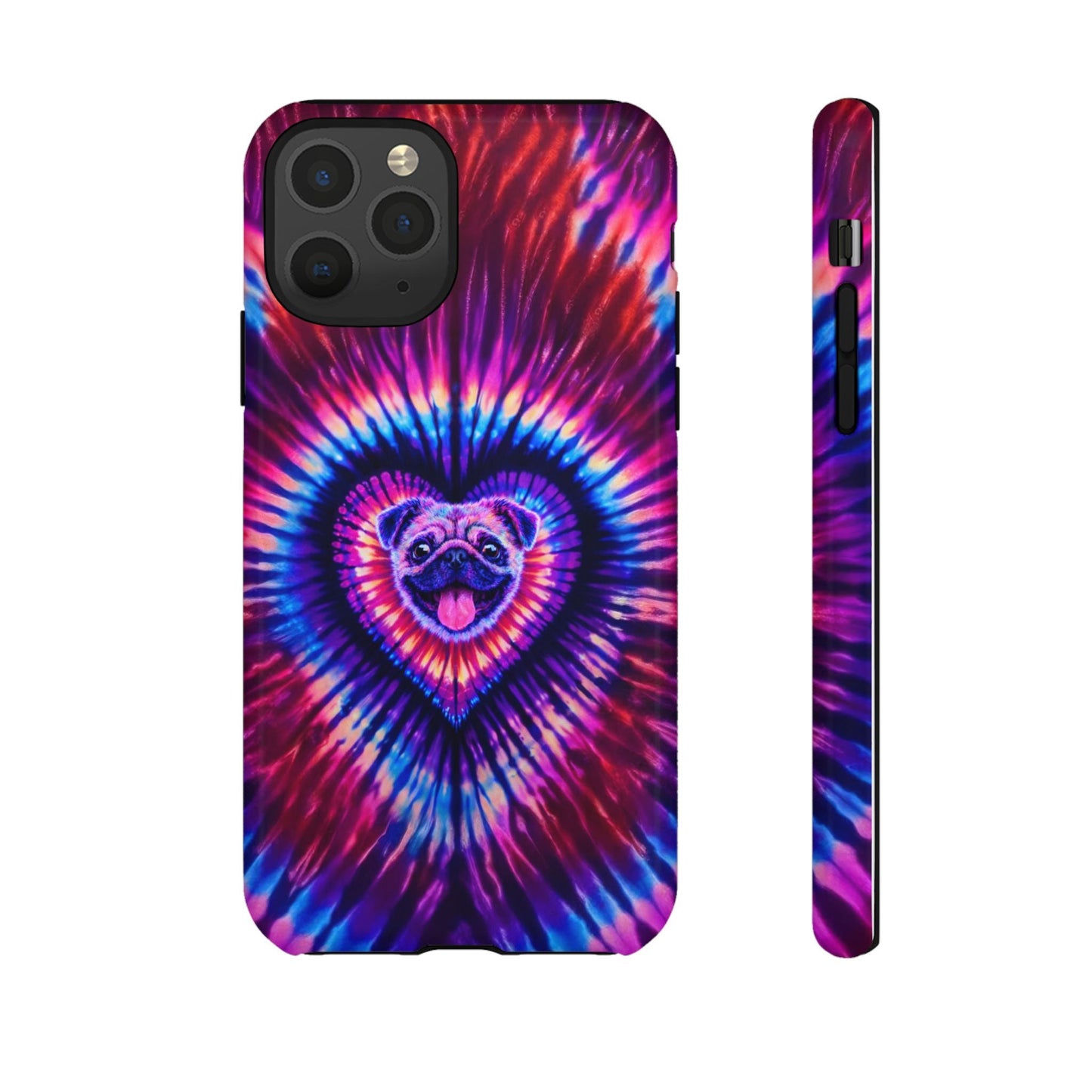 PUG DOG HEART SWIRL PHONE CASE  - TLTW1104264