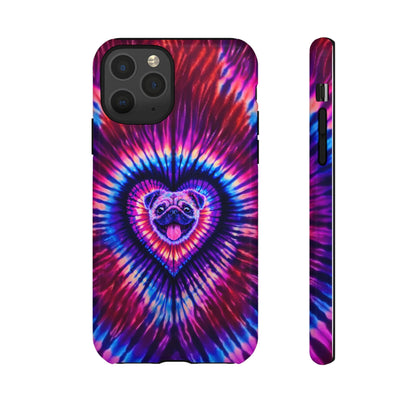 PUG DOG HEART SWIRL PHONE CASE  - TLTW1104264
