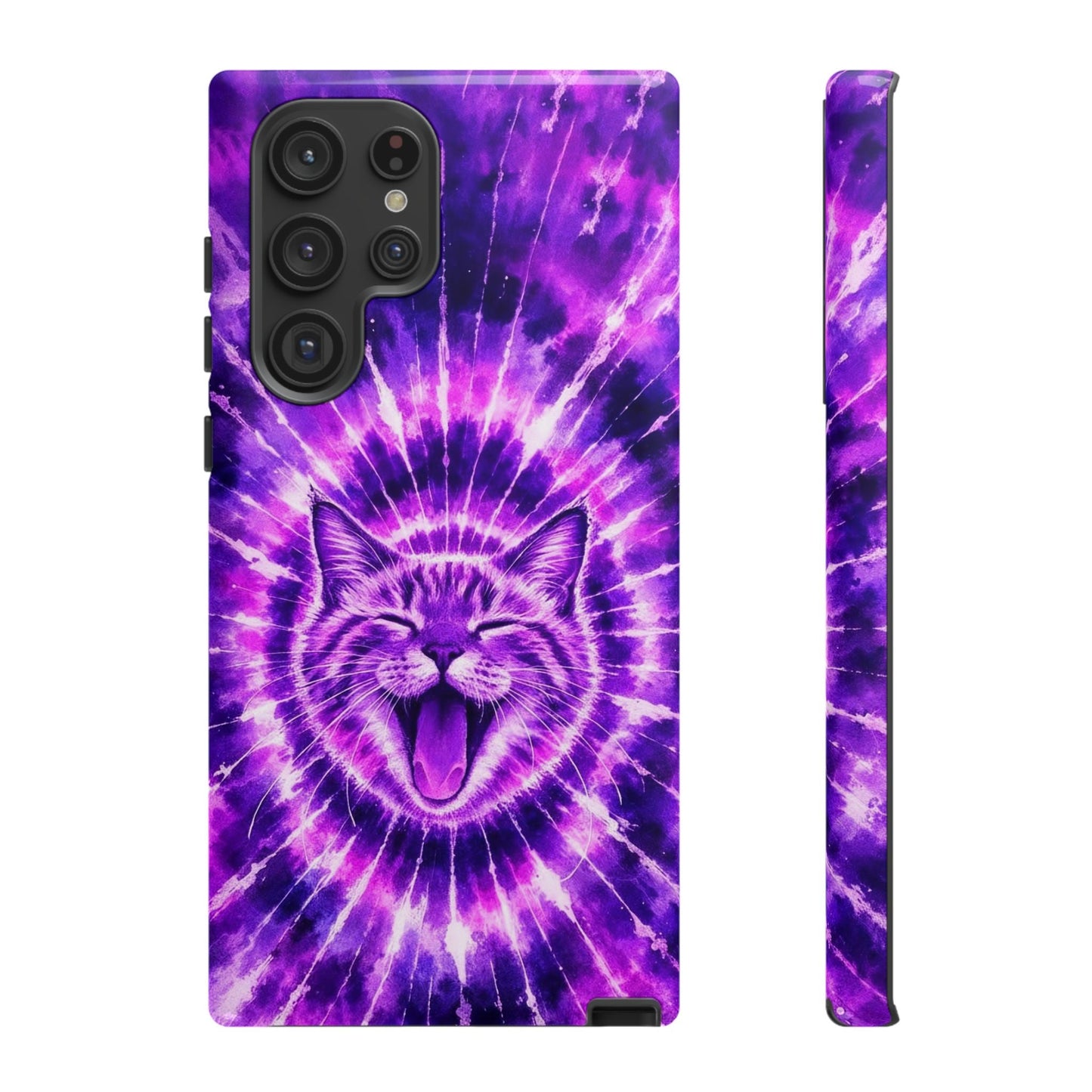 CAT PURPLE SWIRL PHONE CASE  - TLHN1504263