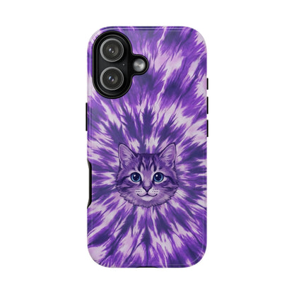 PURPLE AURA CAT PHONE CASE - TYPQ1304269