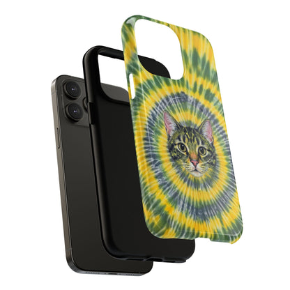 FUNNY CAT SWIRL MAGNETIC PHONE CASE - TLNT1604263