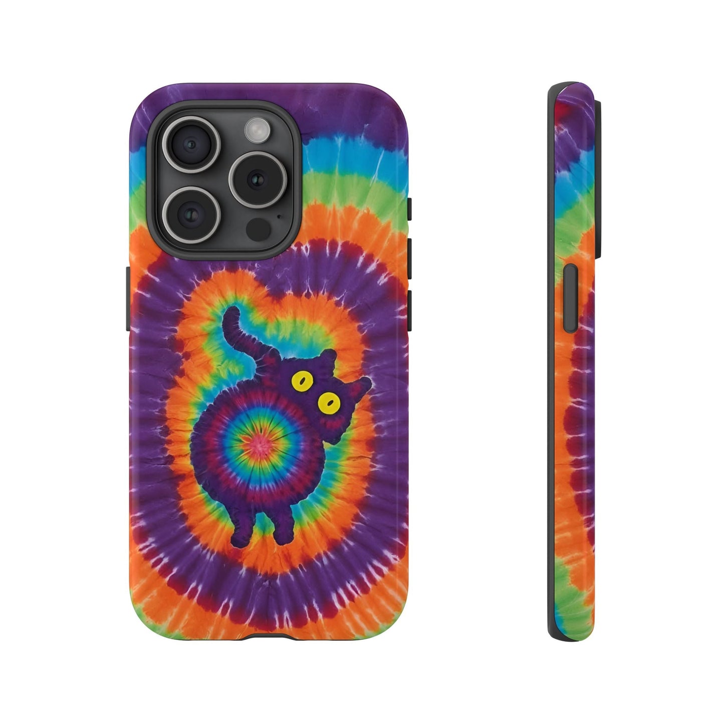 FUNNY CAT SWIRL PHONE CASE - TLNO1604261