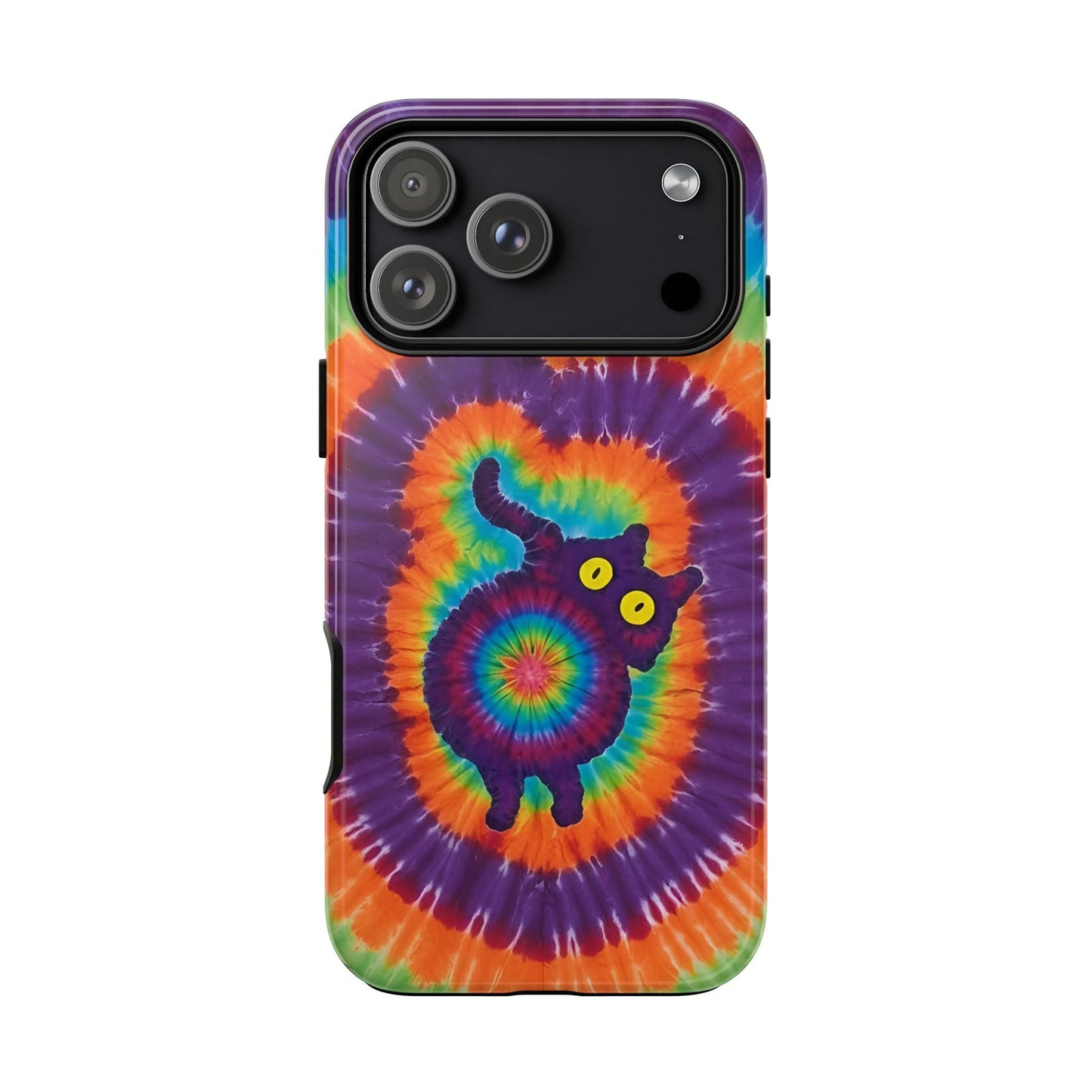 FUNNY CAT SWIRL PHONE CASE - TLNO1604261