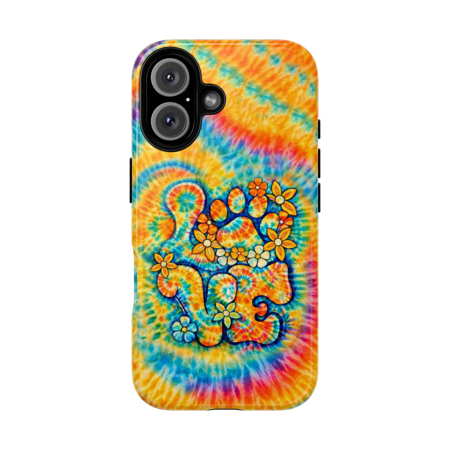 LOVE PAW PRINT SWIRL MAGNETIC PHONE CASE  - TLHN2304264