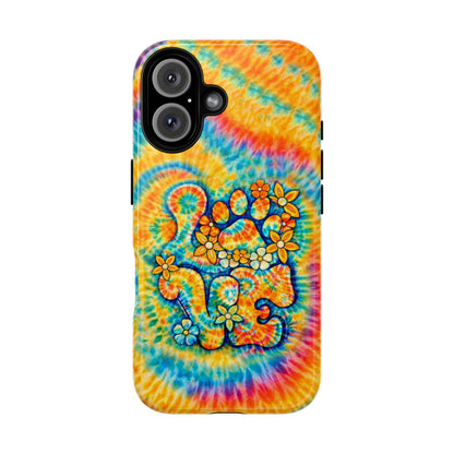 LOVE PAW PRINT SWIRL MAGNETIC PHONE CASE  - TLHN2304264