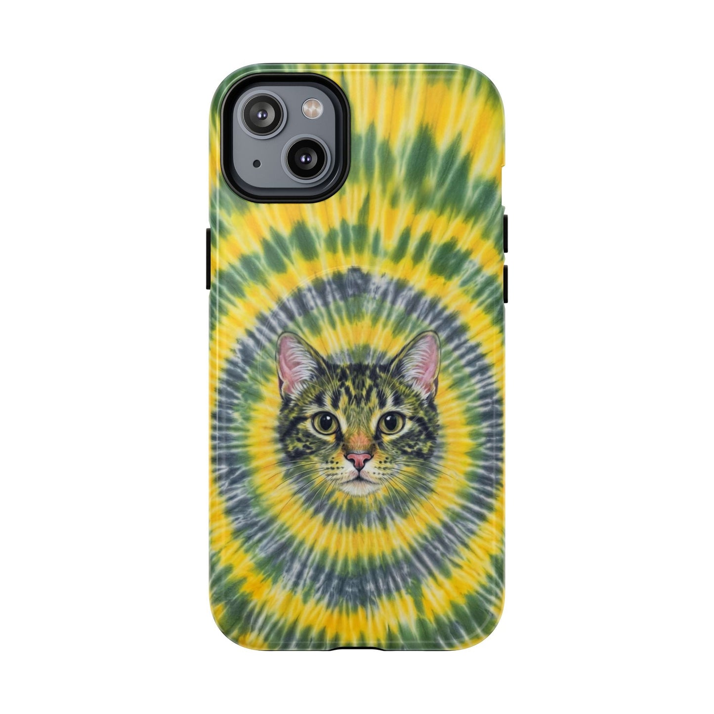 FUNNY CAT SWIRL MAGNETIC PHONE CASE - TLNT1604263