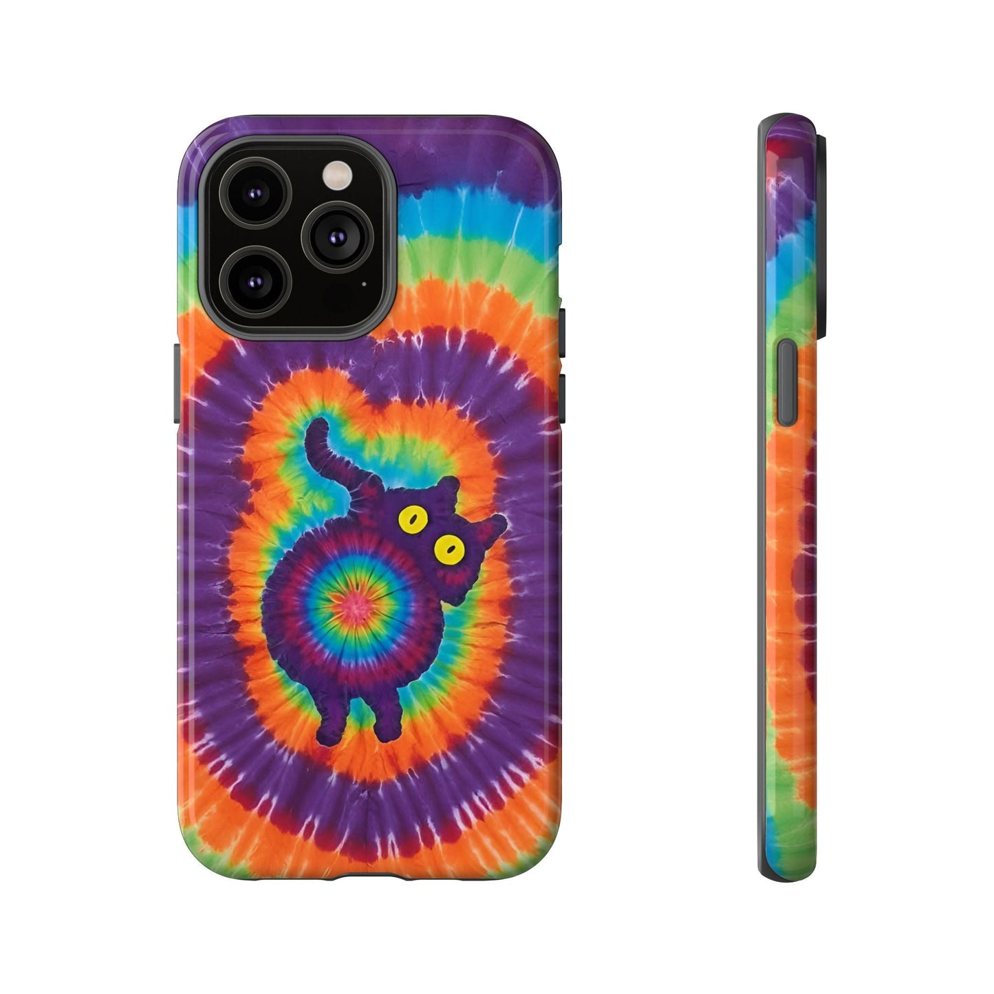 FUNNY CAT SWIRL PHONE CASE - TLNO1604261
