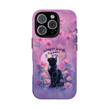 WHISPER WORDS OF WISDOM LET IT BE CAT MAGNETIC PHONE CASE - TLHG2605264