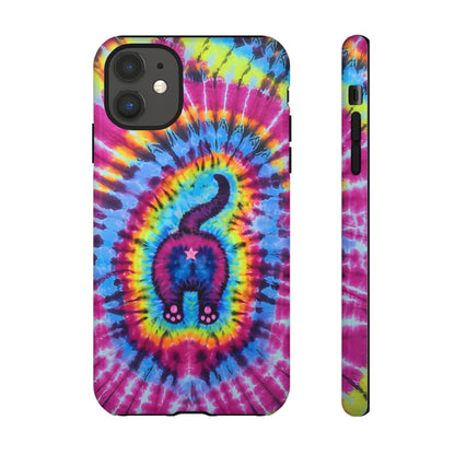 CAT COLORFUL SWIRL PATTERN PHONE CASE - TLTW1404263