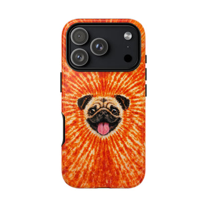 PUG DOG ORANGE  PHONE CASE - TLNT1604261