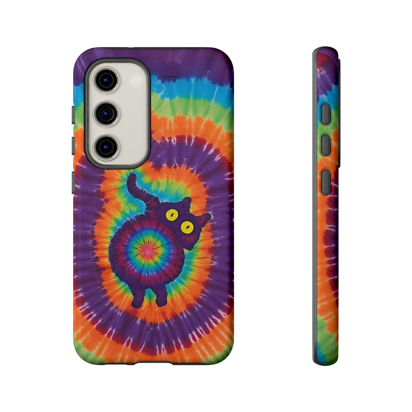 FUNNY CAT SWIRL PHONE CASE - TLNO1604261