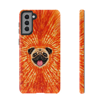 PUG DOG ORANGE  PHONE CASE - TLNT1604261
