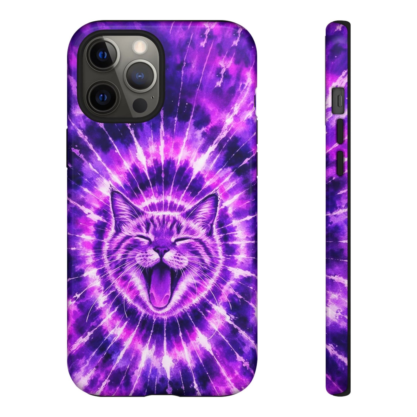 CAT PURPLE SWIRL PHONE CASE  - TLHN1504263