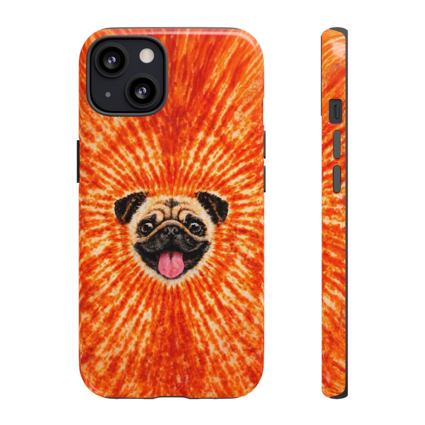 PUG DOG ORANGE  PHONE CASE - TLNT1604261