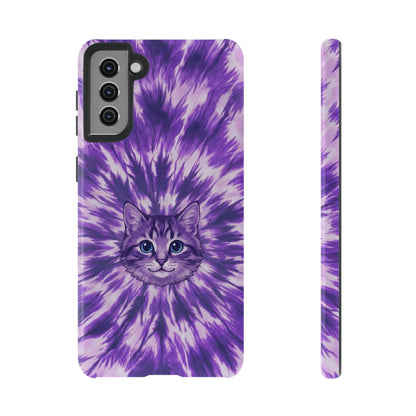 PURPLE AURA CAT PHONE CASE - TYPQ1304269