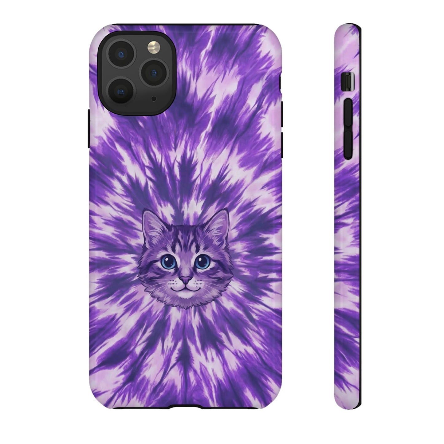 PURPLE AURA CAT PHONE CASE - TYPQ1304269