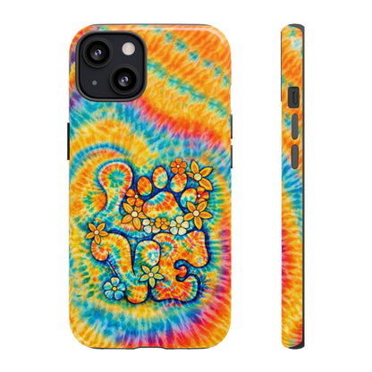 LOVE PAW PRINT SWIRL PHONE CASE  - TLHN2304264