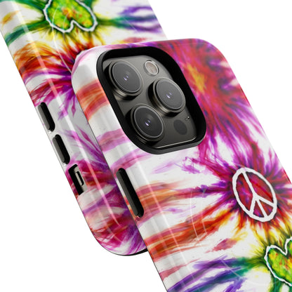 PEACE LOVE PAW PRINT MAGNETIC PHONE CASE - TLHG1304266