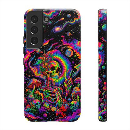 HIPPIE SKULL PSYCHEDELIC PHONE CASE  - TLNO2904262