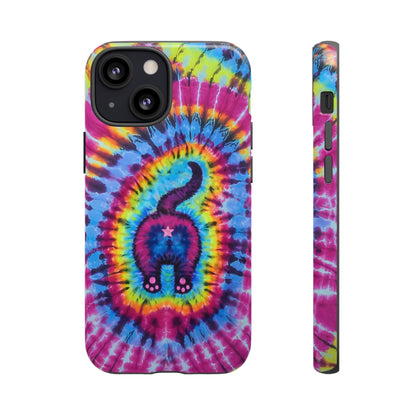 CAT COLORFUL SWIRL PATTERN PHONE CASE - TLTW1404263