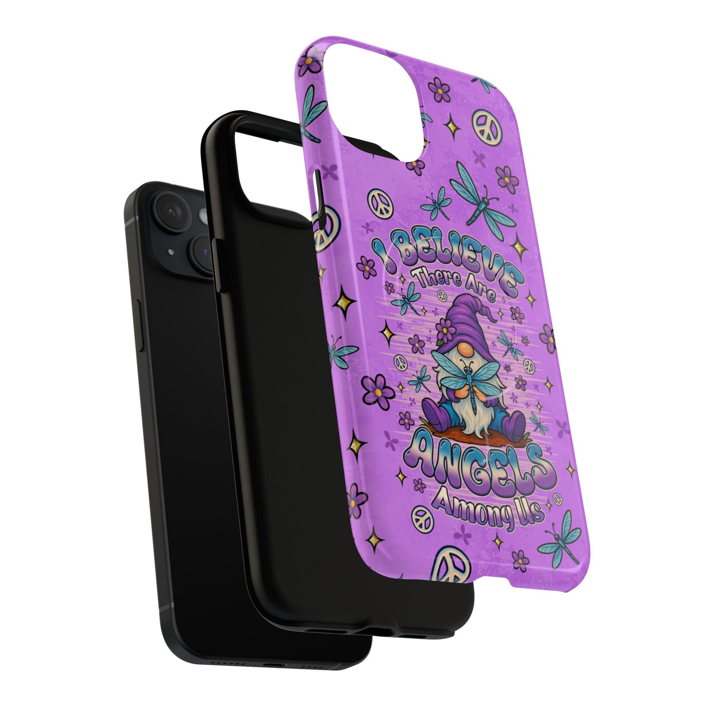 I BELIEVE THERE ARE ANGELS AMONG US GNOME MAGNETIC PHONE CASE - TLNO1604262