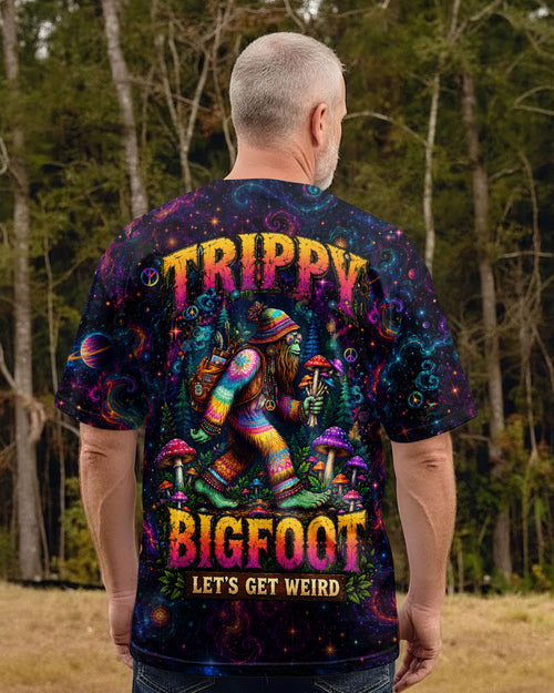 TRIPPY BIGFOOT LET'S GET WEIRD BIGFOOT ALL OVER PRINT - TLTW2805263