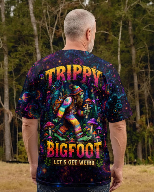 TRIPPY BIGFOOT LET'S GET WEIRD BIGFOOT ALL OVER PRINT - TLTW2805263