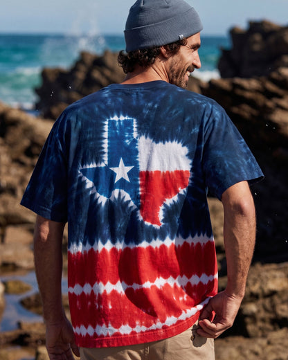 PEACE TEXAS MAP BURST ALL OVER PRINT   - TLTW1206261
