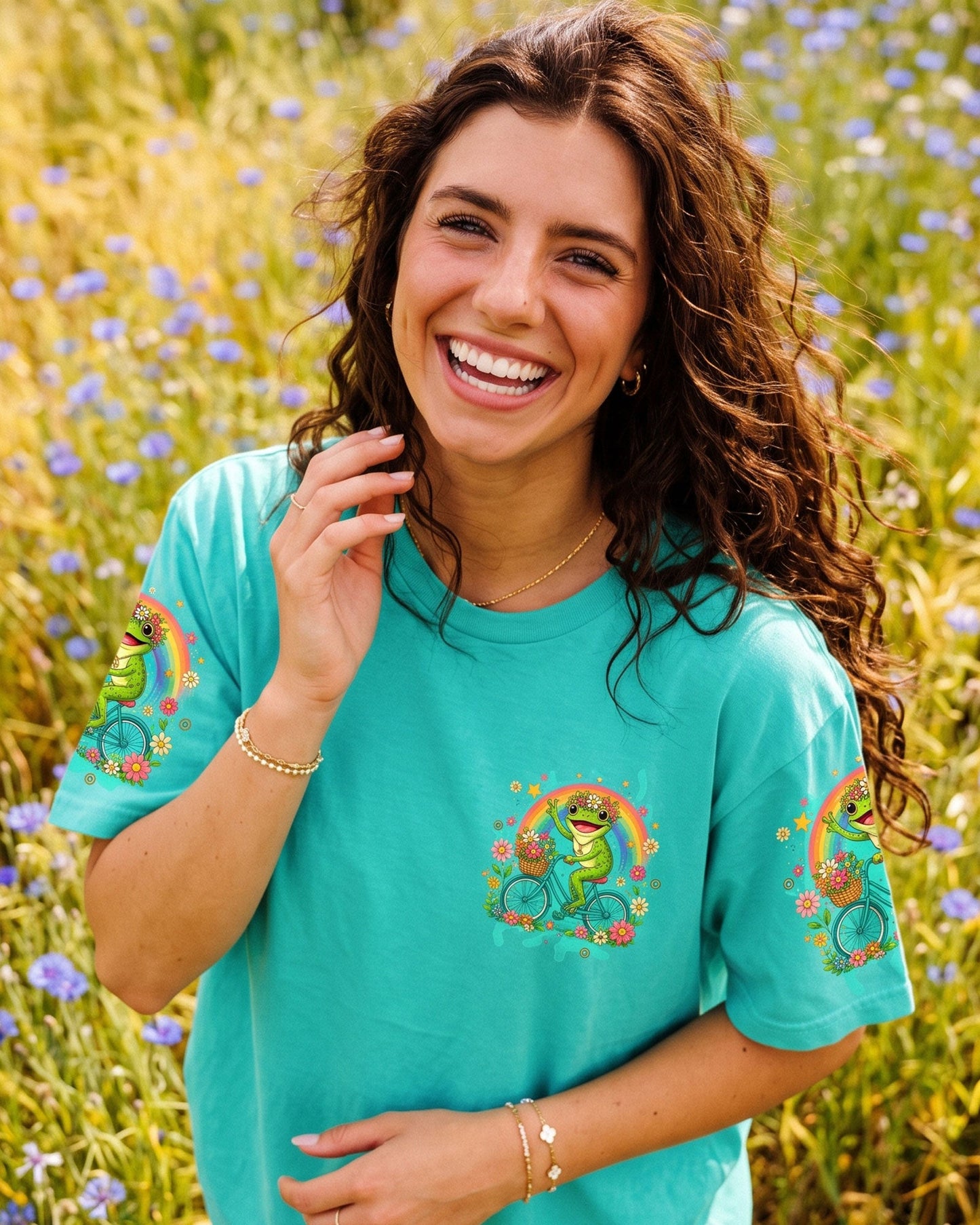BE HUMBLE BE KIND FROG ALL OVER PRINT - TLTW0207264