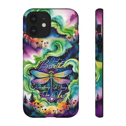 JUST BREATH DRAGONFLY  PHONE CASE  - TLHG2304264
