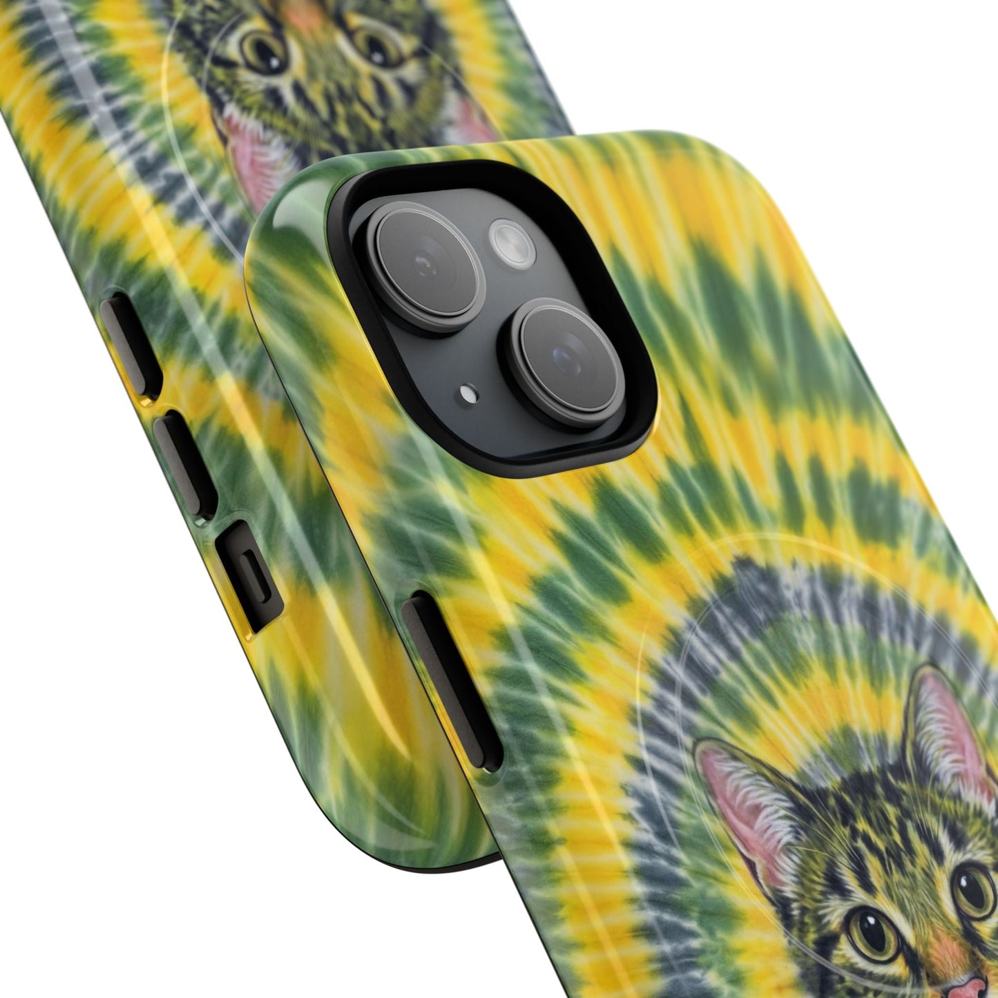 FUNNY CAT SWIRL MAGNETIC PHONE CASE - TLNT1604263