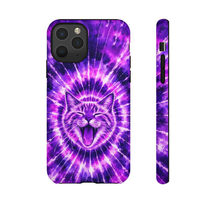 CAT PURPLE SWIRL PHONE CASE  - TLHN1504263