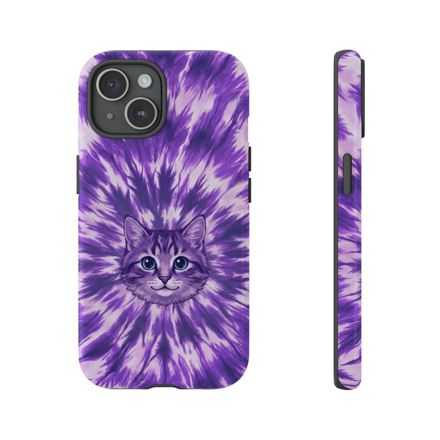 PURPLE AURA CAT PHONE CASE - TYPQ1304269