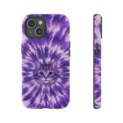 PURPLE AURA CAT PHONE CASE - TYPQ1304269