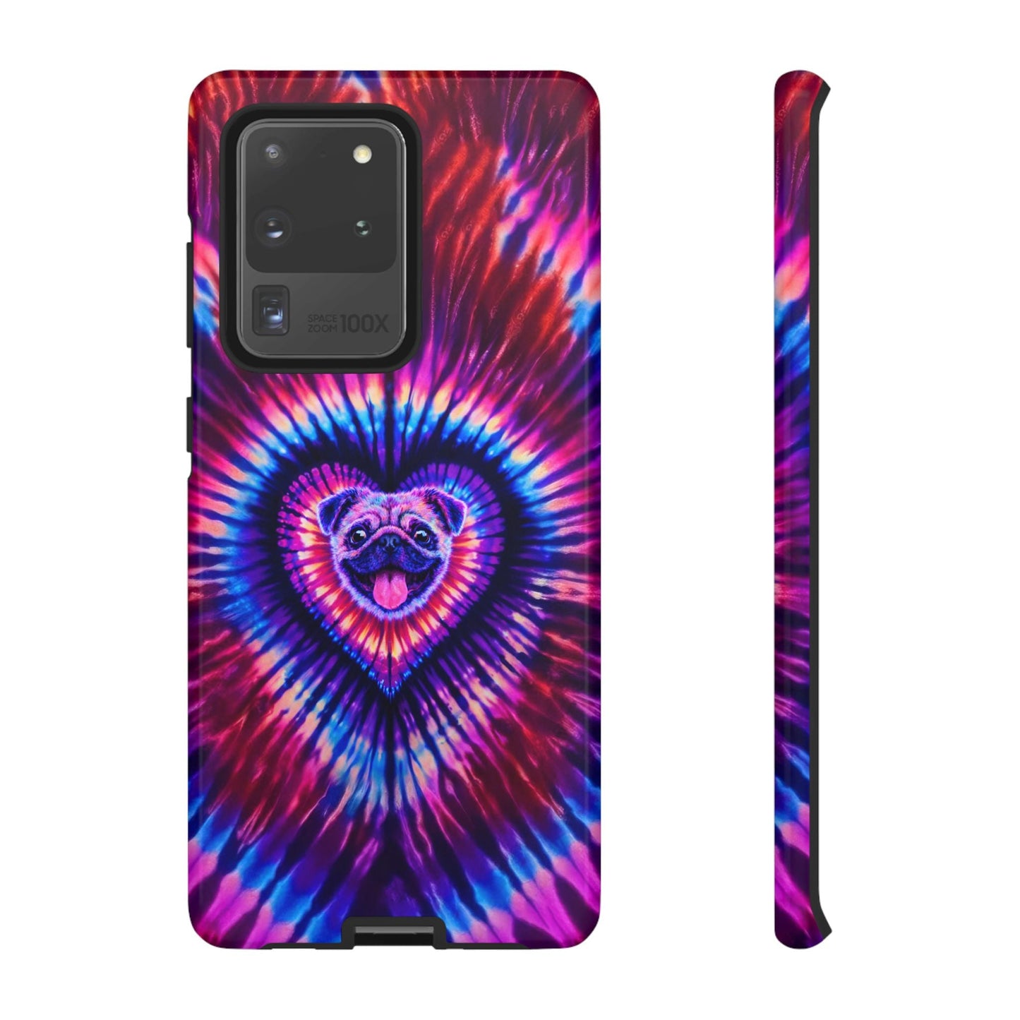 PUG DOG HEART SWIRL PHONE CASE  - TLTW1104264
