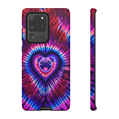 PUG DOG HEART SWIRL PHONE CASE  - TLTW1104264