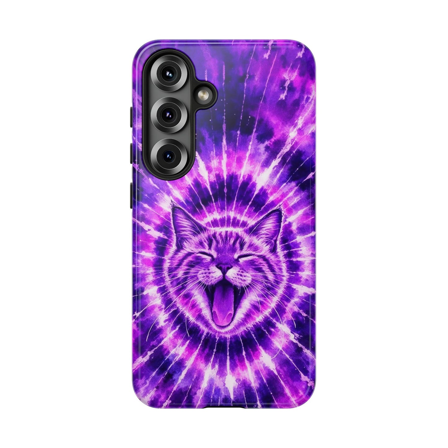 CAT PURPLE SWIRL PHONE CASE  - TLHN1504263