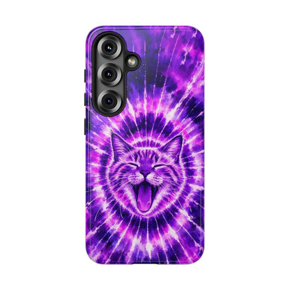 CAT PURPLE SWIRL PHONE CASE  - TLHN1504263