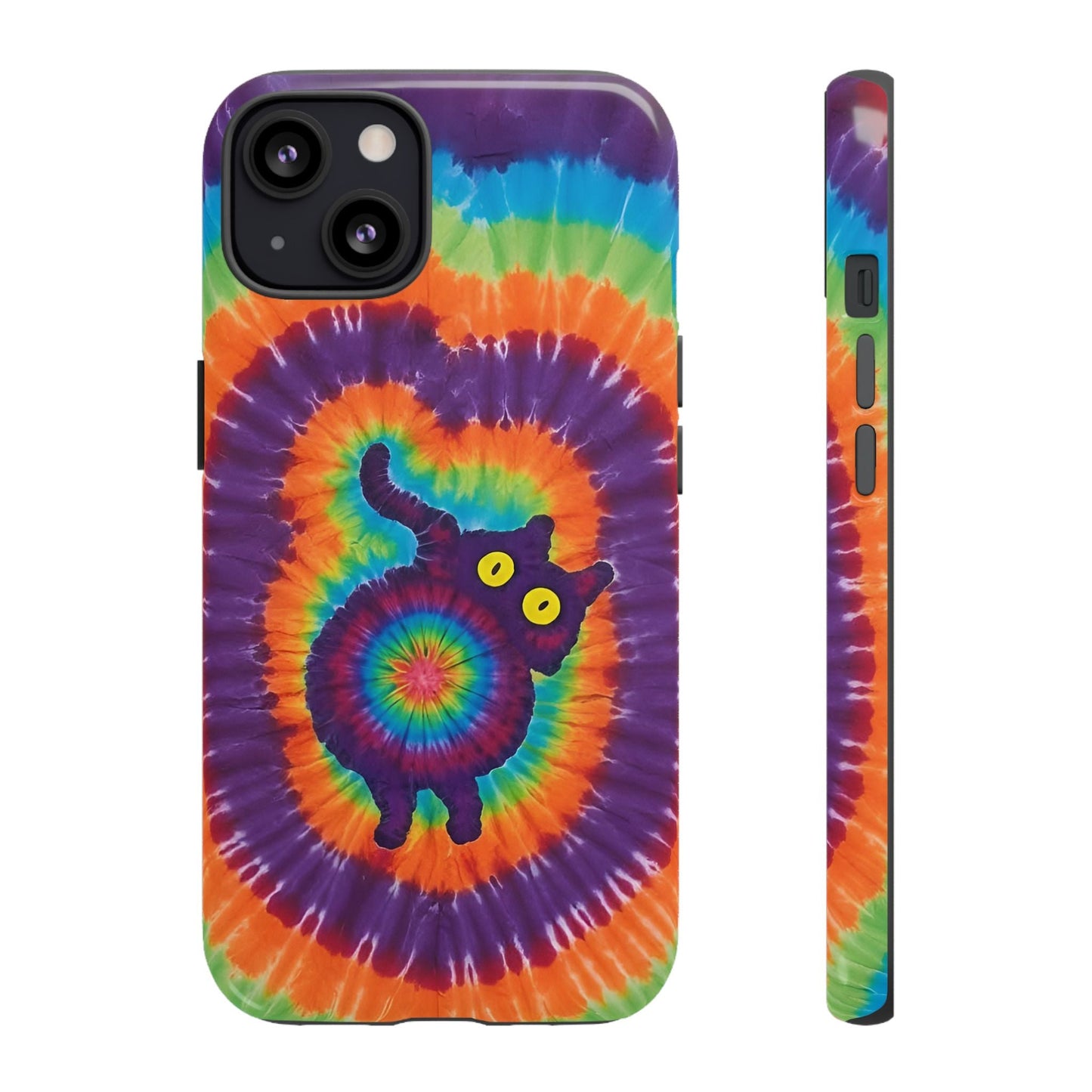 FUNNY CAT SWIRL PHONE CASE - TLNO1604261
