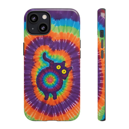 FUNNY CAT SWIRL PHONE CASE - TLNO1604261